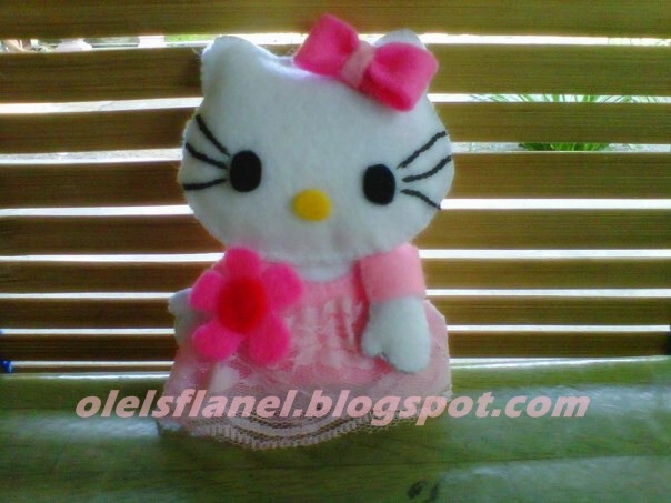 olel s flanel  Boneka  Flanel  Hello  Kitty 