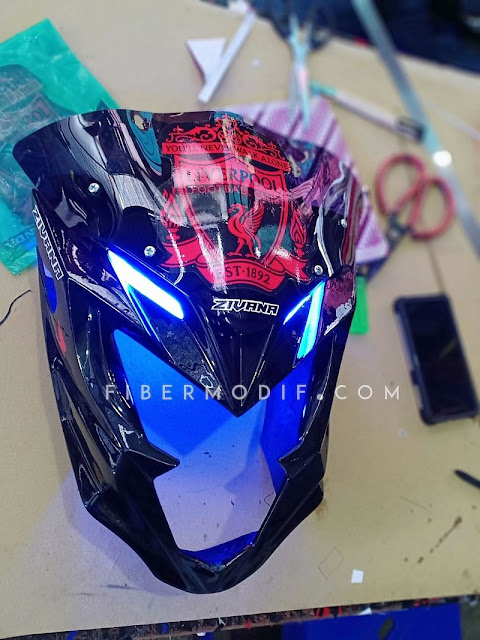 modifikasi cover headlamp cb150r