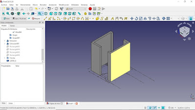 Extrusión en FreeCAD