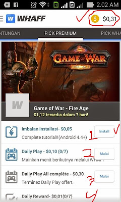 Tutorial Cara Mendaftar Aplikasi Whaff