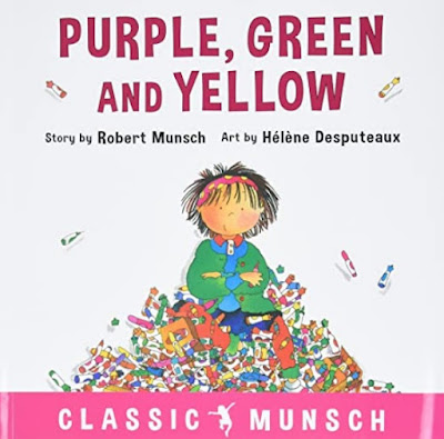 Book Cover: Purple, Green, and Yellow by Robert Munsch