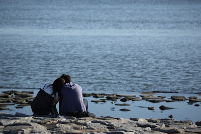 lovers day spent by the sea