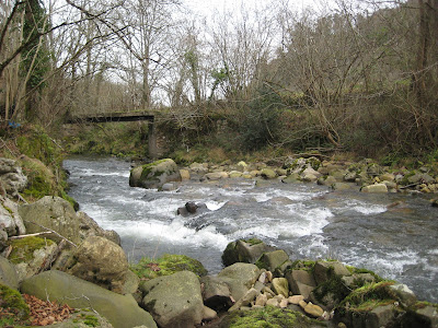Río La Marea, Piloña. Foto del grupo Ultramar acuarelistas.