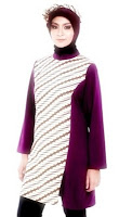 model+baju+batik+muslim+(4) Model Baju Batik Muslim Trend Terbaru