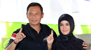 Berkerudung Hitam, Annisa Pohan Nyoblos di Pilkada DKI 2017, Berhijab Saat Nyoblos, Ini Kata Annisa Pohan, Berhijab Saat Nyoblos, Ini Kata Annisa Pohan