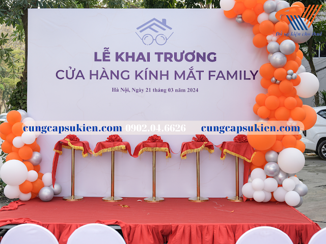 Thiết kế và thi công backdrop sự kiện khai trương ấn tượng