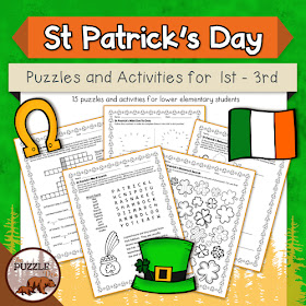  The Puzzle Den - St Patrick's Day puzzles for grades 1-3