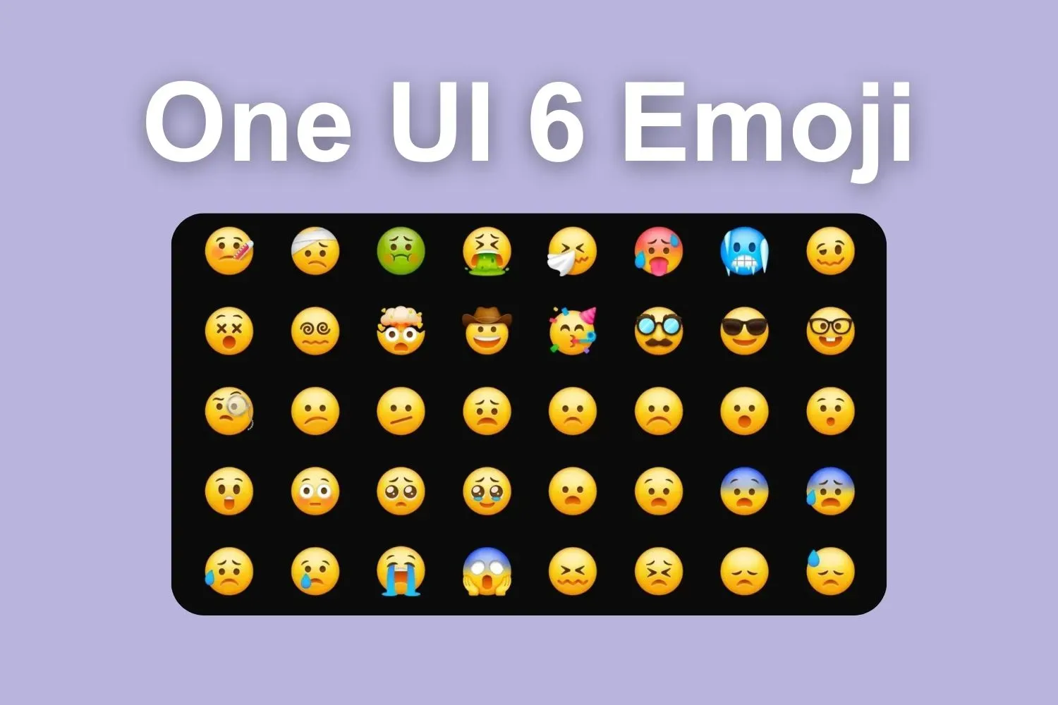 Samsung One UI 6 emoji