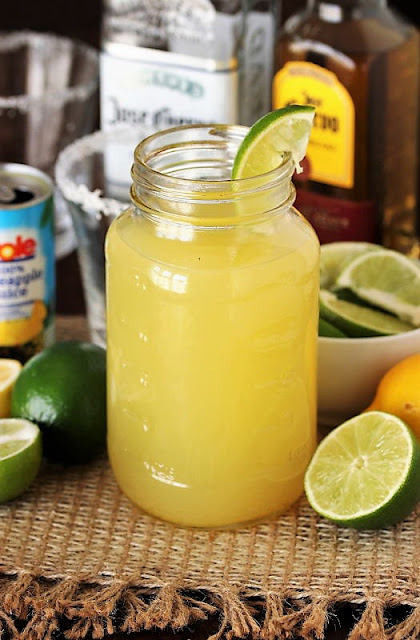 Jar of Homemade Margarita Mix Image