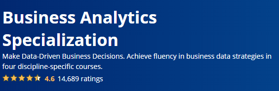 Business Analytics Specialization