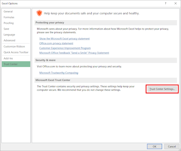 Cara Mengaktifkan Macro Excel dan Solusi Object Not Trusted