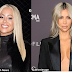 Amber Rose looks like Kim Kardashian in a blonde wig