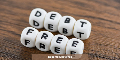 Person reaching 'Debt-Free' goal on a financial journey chart, symbolizing financial freedom.