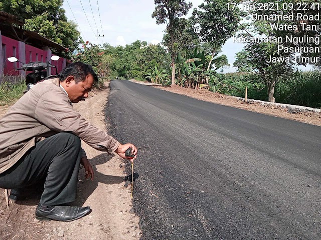 Diduga Tak Sesuai Spesifikasi, Garda Nusantara Soroti Pekerjaan Rekonstruksi Jalan Watestani-Sanganom