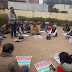 शिक्षामित्रों ने बैठक कर चलाया पोस्टर अभियान 