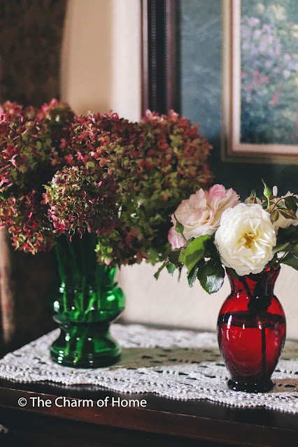 Drying Hydrangeas