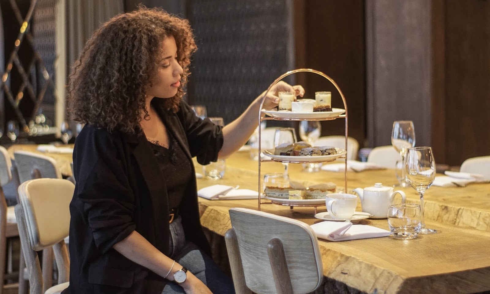 Chocolate Afternoon Tea at May Fair Kitchen