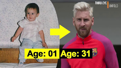 Watch Now Lionel Messi Transformation from 1 to 31 years old