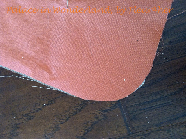 Halloween Pillows, DIY bias tape and piping, fleur4her, Palace in Wondeland