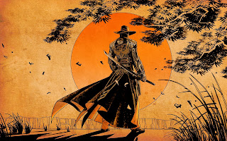 Samurai Sward Cowboy Sunset Red Steel 2 HD Wallpaper