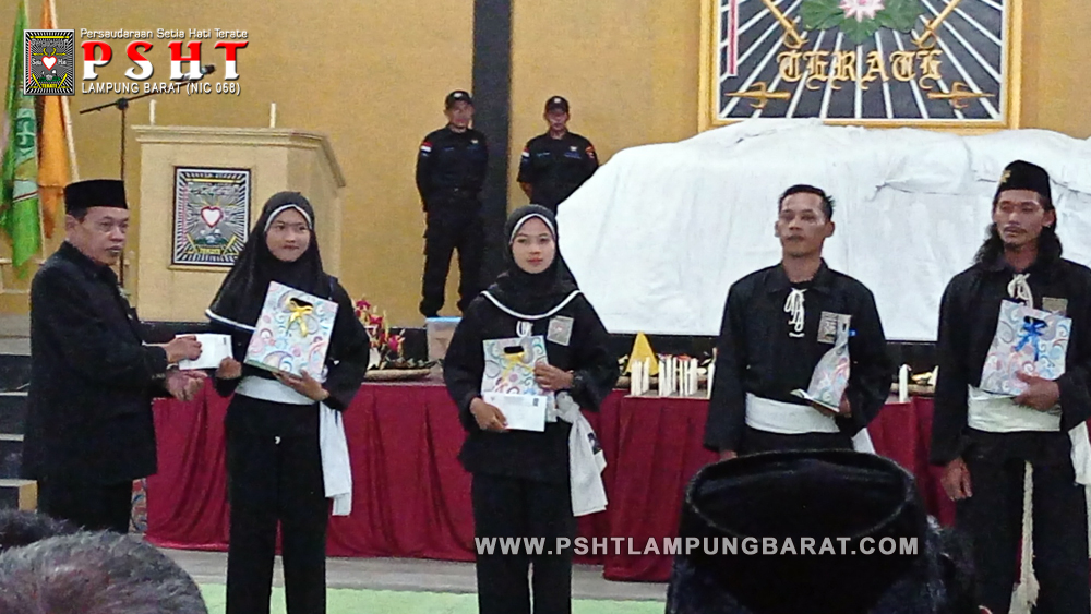 Malam Syuran & Pengesahan Warga Baru PSHT Cabang Lampung Barat Tahun 2022