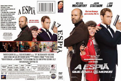 Filme A Espiã Que Sabia de Menos (Spy) DVD Capa