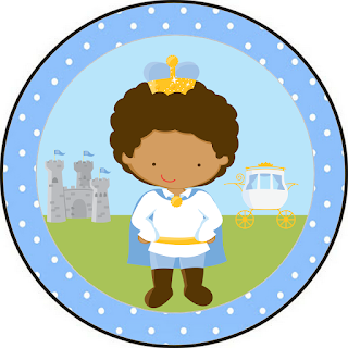 Afro Baby Prince Free Printable Cupcake Toppers.