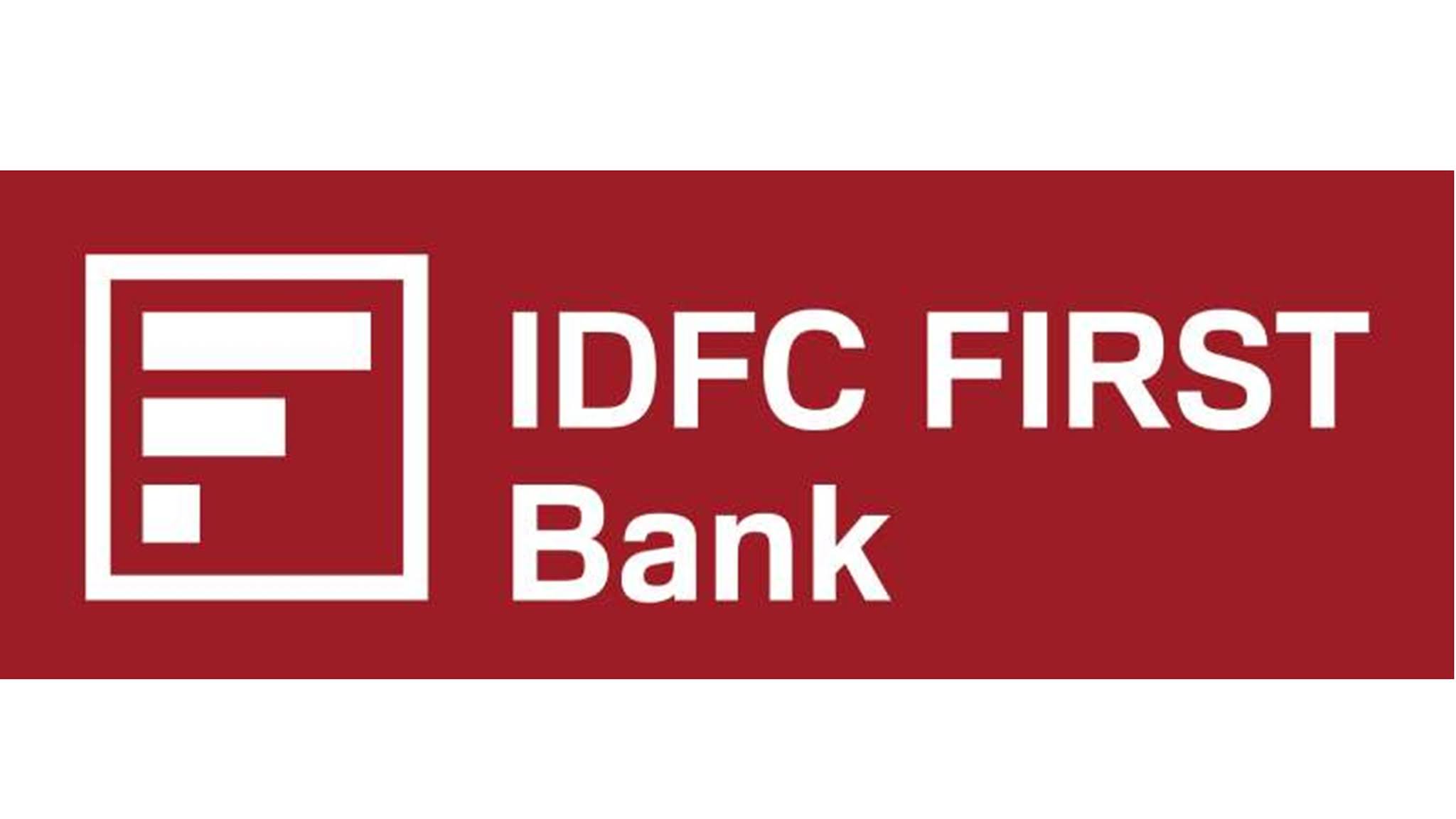 IDFC first bank logo , second quarterly result