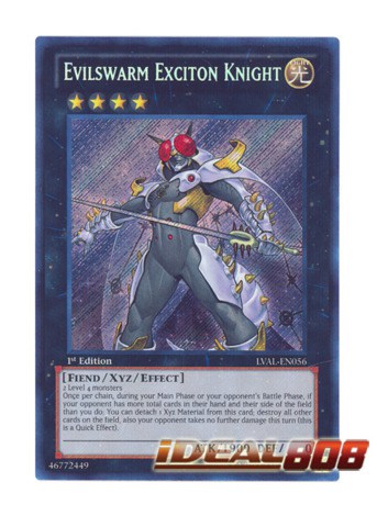 Amazon Yu Gi Oh! Evilswarm Exciton Knight (LVAL EN056  - evilswarm exciton knight