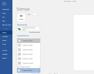 Stampa Word