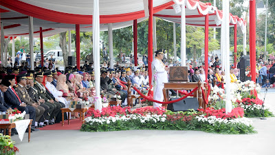 HUT Ke-72 RI , Aher  : Diperlukan Komitmen Bersama Pemerintah Dan Masyarakat Dalam Berdemokrasi 