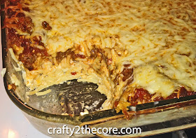~Fancy Pants Spaghetti Casserole~ a cross between lasagna and spaghetti. Spicy version included as well.