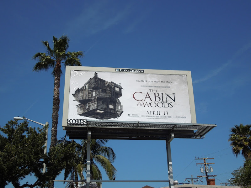 The Cabin in the Woods billboard