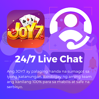 Ang JOY7 live chat ay laging handa sa anumang katanungan ukol kay JOY7