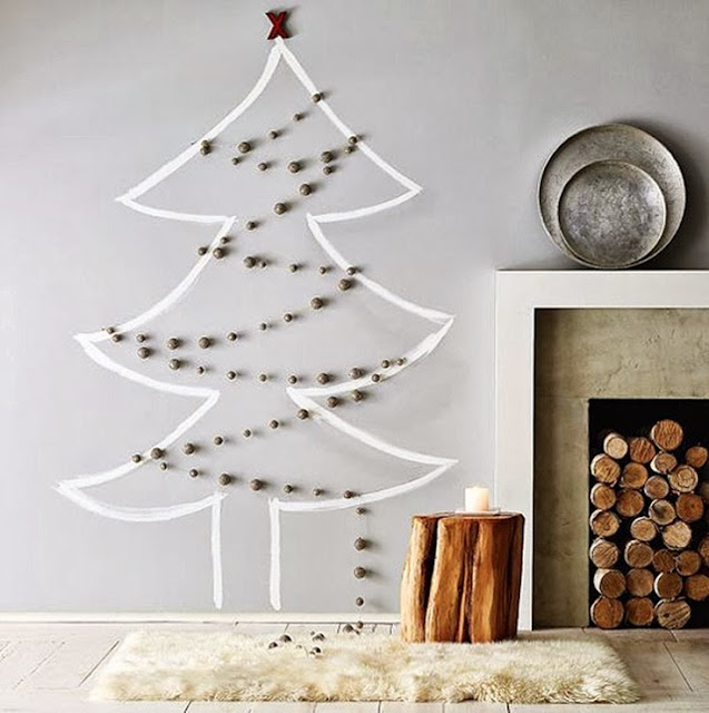 Vía Pinterest por Eva Lago en http://www.collagevintage.com/2011/12/inspiration-christmas-trees.html