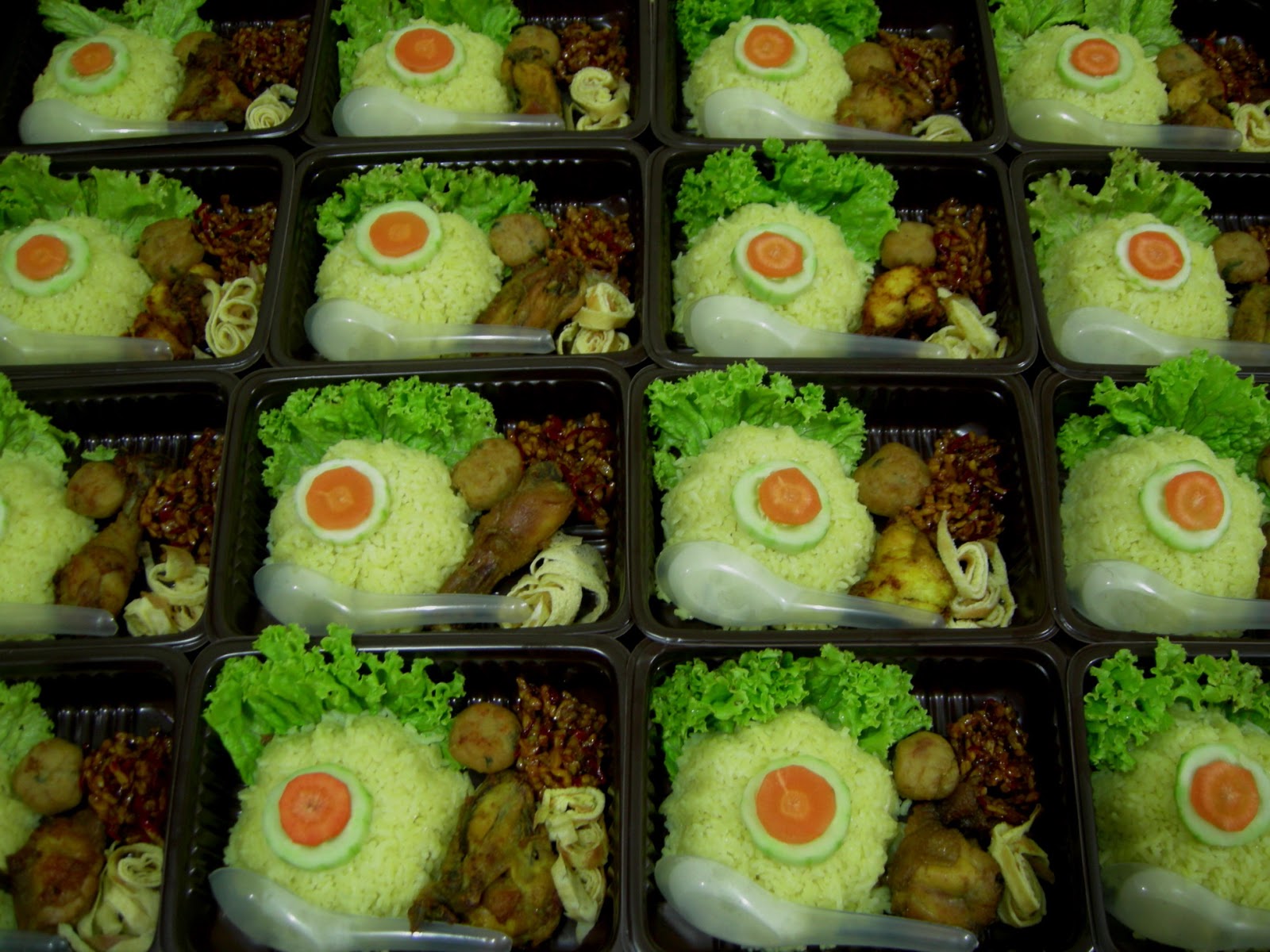 Nasi Kuning ala Bento