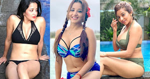 Monalesa Kaxxx Video - 40 hot photos of Monalisa in bikini and swimsuit flaunting her fine curves  - known for Nazar, Smart Jodi and Bhojpuri films.