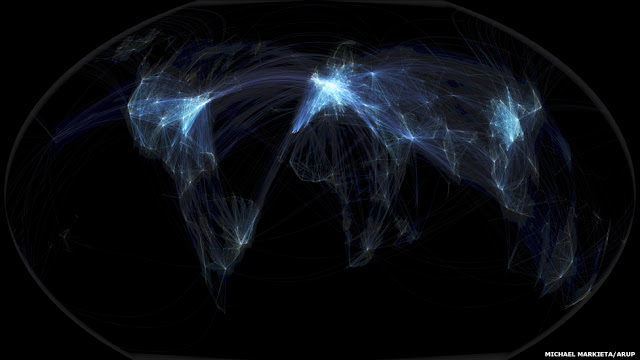  مسارات الطيران حول العالم 