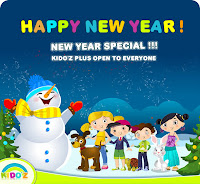 new year wishes wallpaper by kids