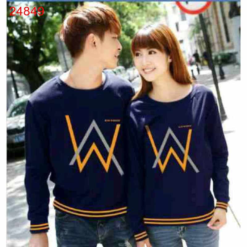 WA 0858 6894 5695 Sweater  Alan Walker Rajut  Navy 24849 