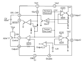 gambar rangkaian ic KA7632