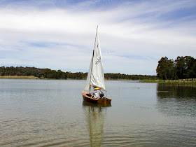 Sailing on Lake Burley Griffin. Canberra. Australia. Photo by Loire Valle Time Travel.