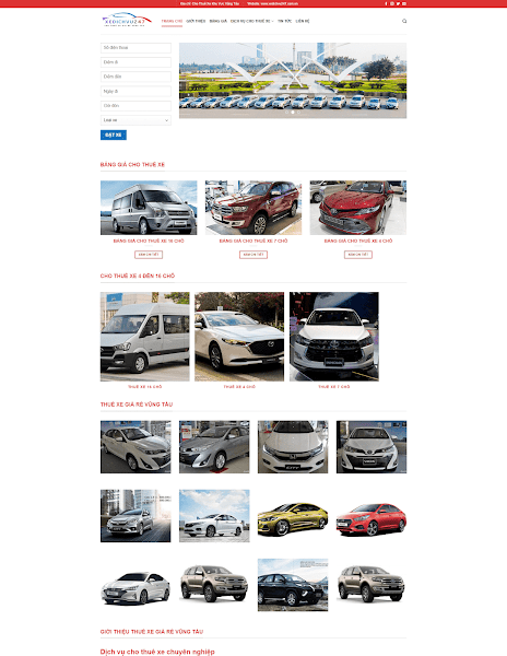 Template blogspot cho thuê xe hơi