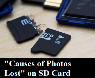 Causes of Photos Lost on SD Card