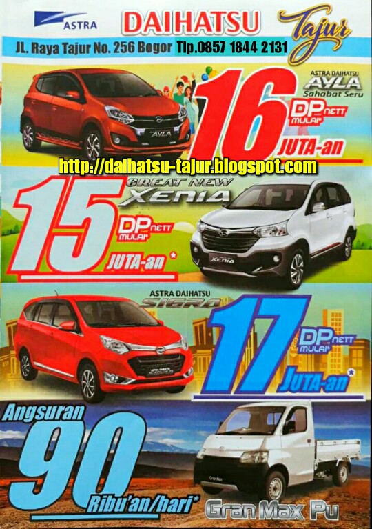 Harga Promo DP Paling Murah  Astra Daihatsu Bogor  2021 