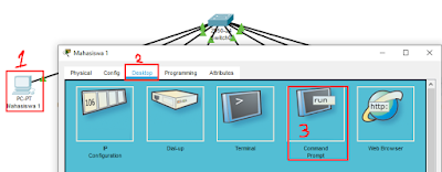 Pengujian Ping Cisco Packet Tracer