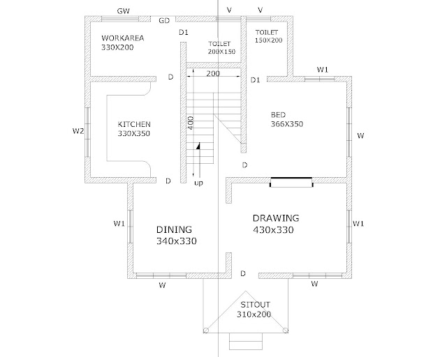 1 Bedroom Apartment Construction Plans