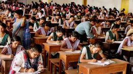 Students giving exam, gujarat board exam, exams