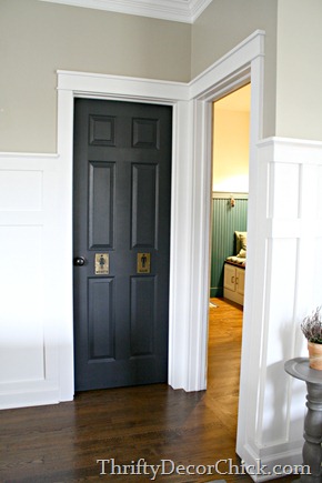 black interior doors