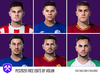 PES 2020 Face Edits Vol. 1 by Volun